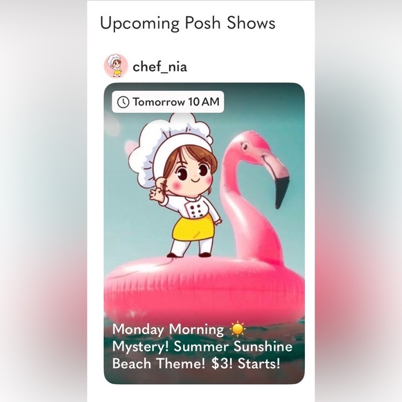 Chef Nia Accessories - Save The Date! Live Show!